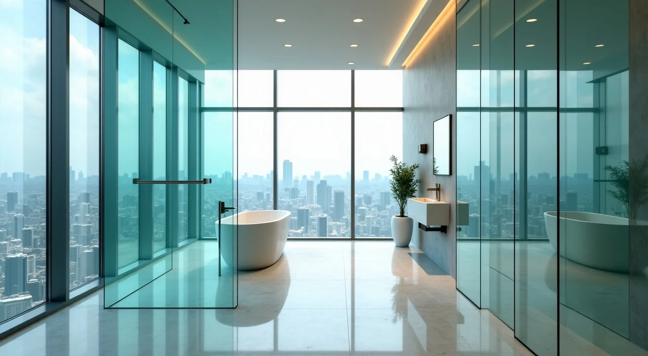 Commercial glassworks Malaysia shopfronts partitions facades